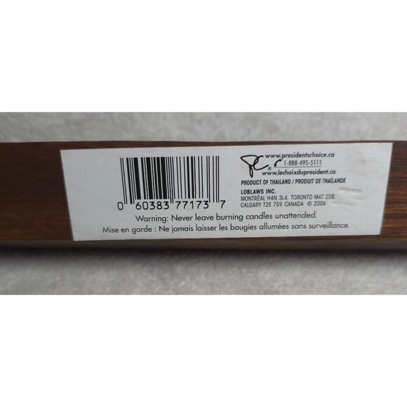 Wooden 5-Slot Tea Light Candle Shot Glass Holder Rectangular Made in Thailand - Picture 5 of 10